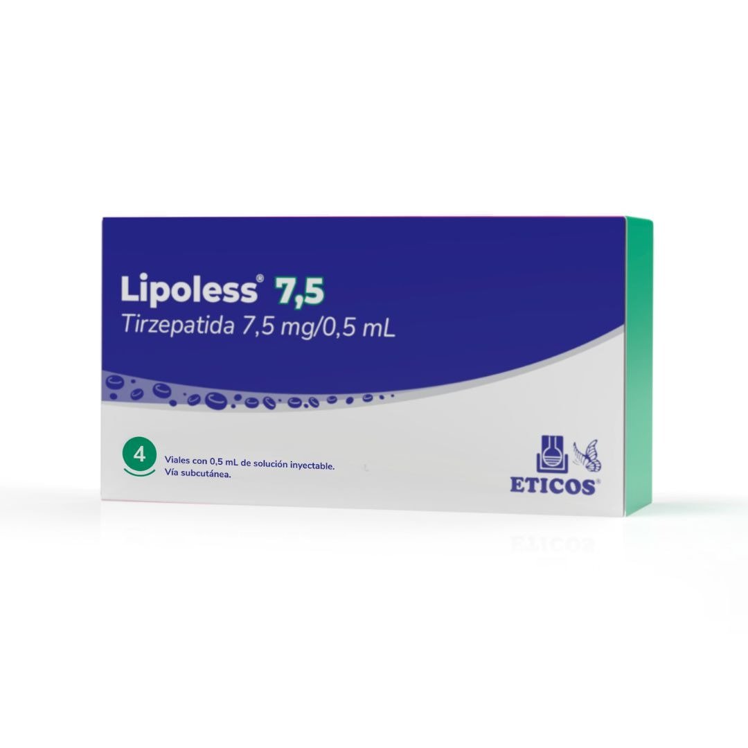 Lipoless Tirzepatida Eticos 7,5mg/0,5ml – 4 AMP - Imagem 2